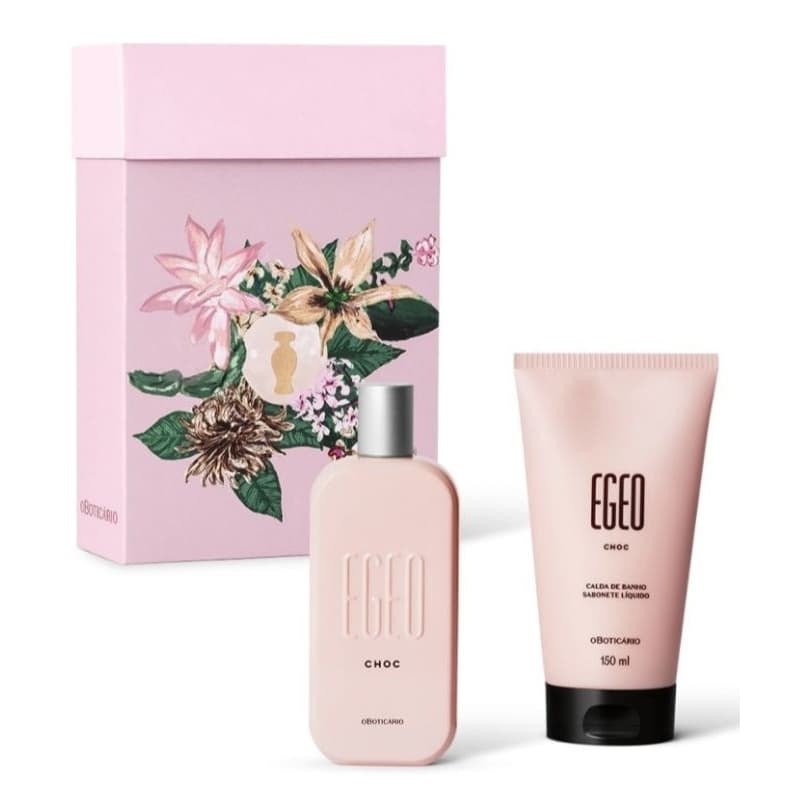 Presente Egeo Choc Mães 2026 colônia 90ml e calda de banho 150ml  de O Boticário