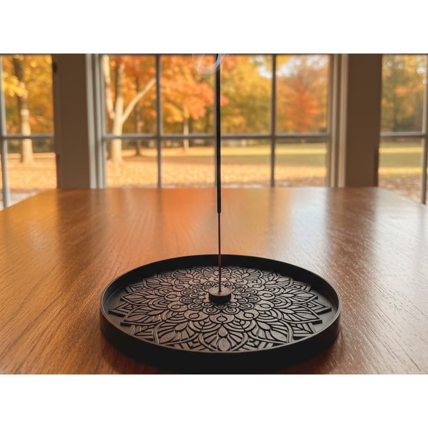 Porta-Incenso Mandala – Suporte Decorativo para Incenso com Estilo Zen