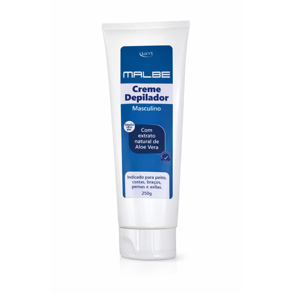 Creme Depilador - Masculino - Malbe (Extrato de Aloe Vera)