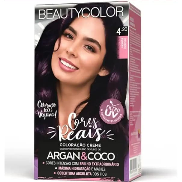 TINTA BEAUTY COLOR ARGAN&COCO 4.20 VIOLETA INTENSO KIT 1UN