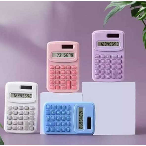 Calculadora Matemática Plástica De 8 Dígitos Portátil de Bolso