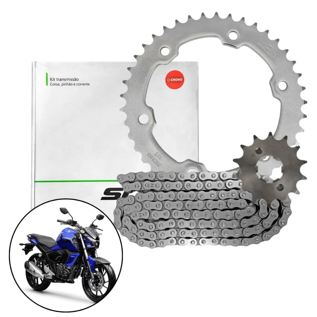 Kit Relação Transmissão - Fz15 - 2023 A 2025 - Com Retentor - Scud