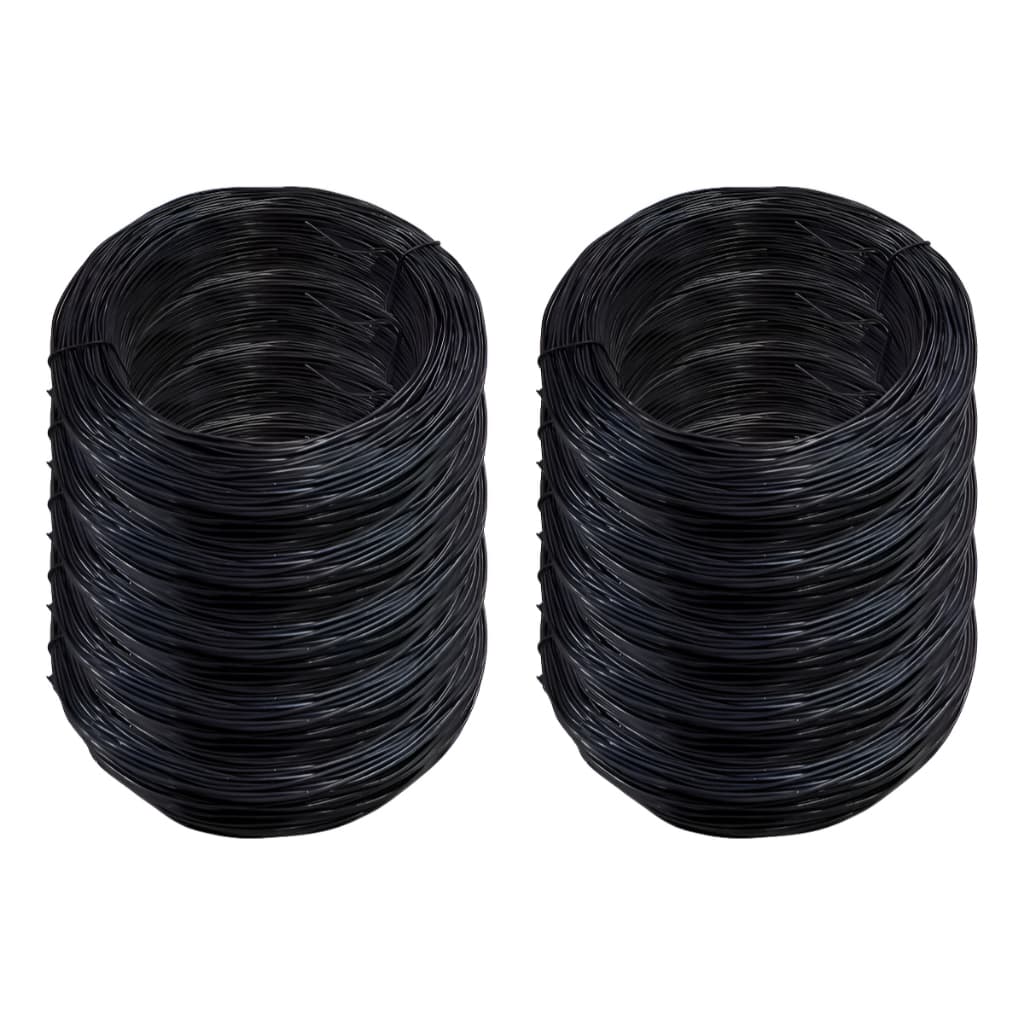 Kit 5kg Arame 18 Recozido Trançado Torcido Preto Bwg18 1,24mm Rolo