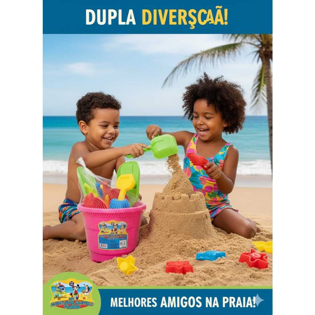 Kit Balde de Praia Grande