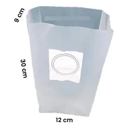 25 Sacos para Cultivo de Cogumelos P - Até 800g - Com Filtro