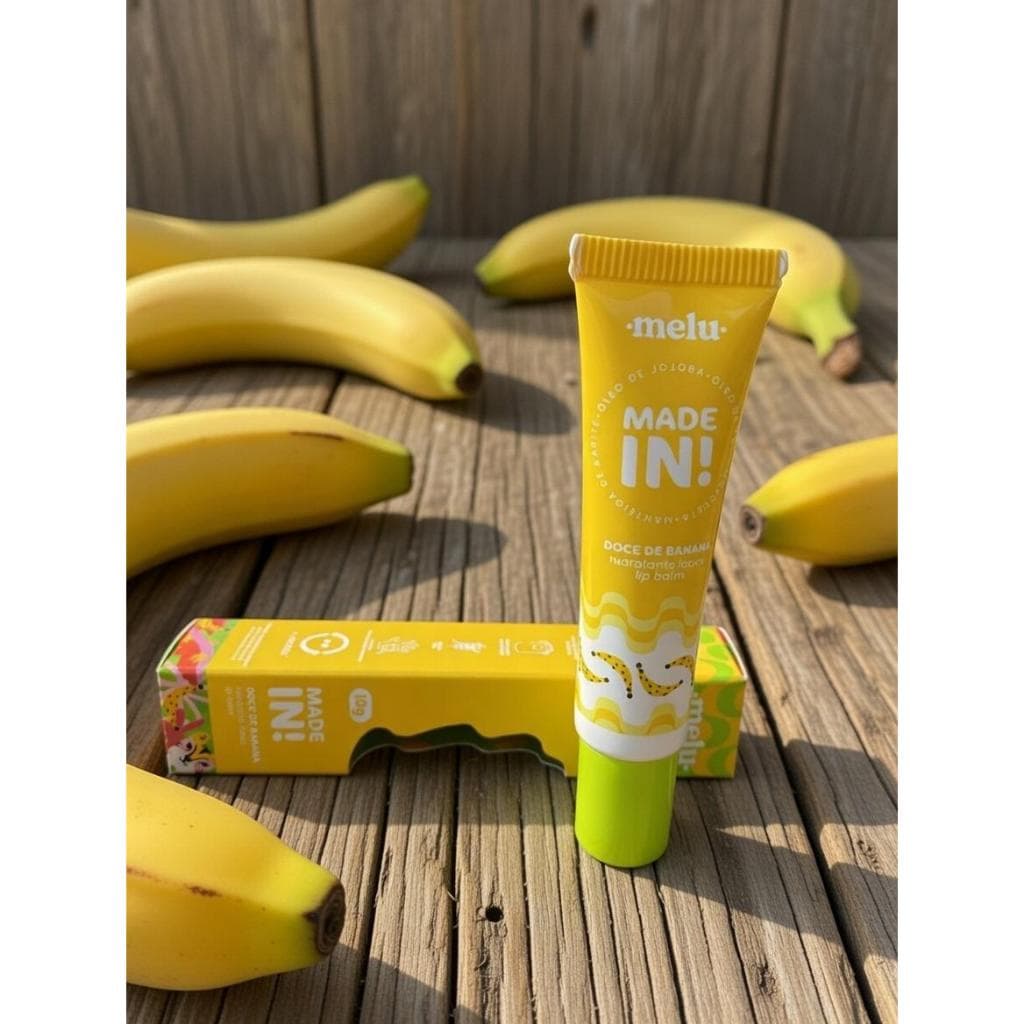 HIDRATANTE LABIAL DOCE DE BANANA MADE IN MELU RUBY ROSE