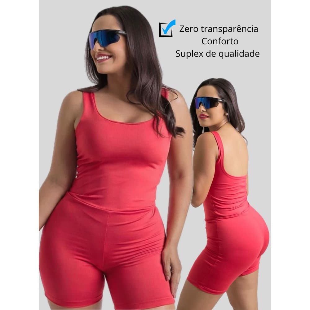 Macacão academia macaquinho exercício corrida dryfit feminino zero transparência mulher musculação