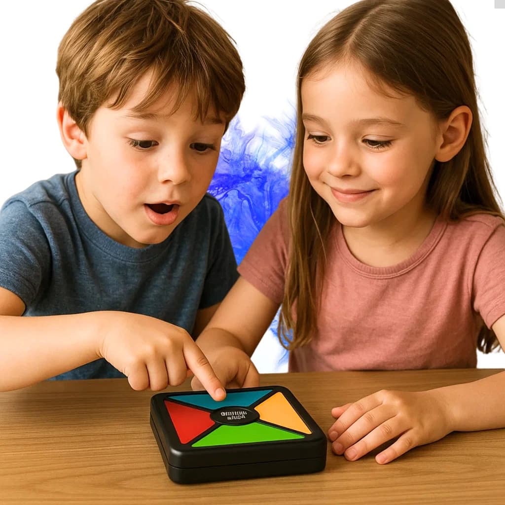 Jogo da Memória Eletrônico Infantil Luz Som Sequência Aprendizado Cognitivo