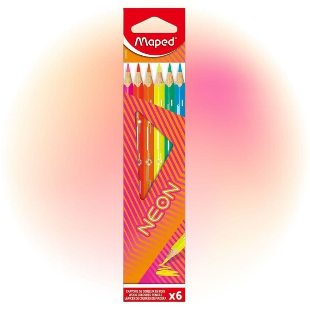 Lápis De Cor 6 cores Color'Peps Neon - Maped