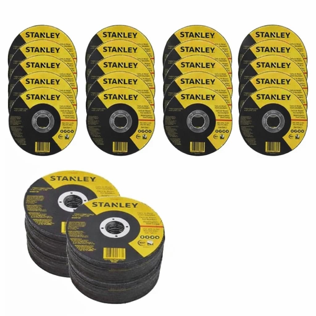 Discos de Corte Fino  Stanley 4.1/2” para Metal e Inox – Corte Rápido e Preciso | Kit Original