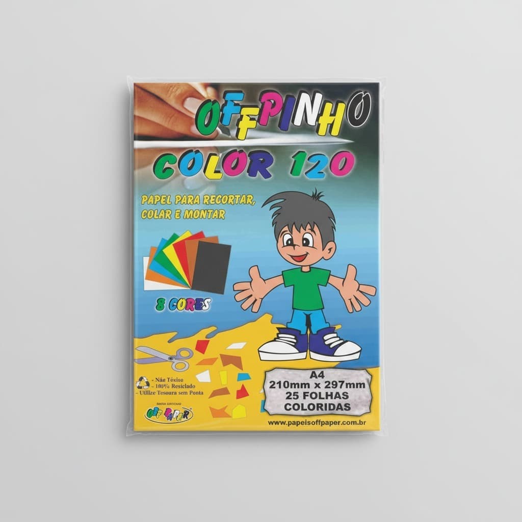 Bloco P/ Educação Artística 45 Folhas Em 8 Cores Sortidas