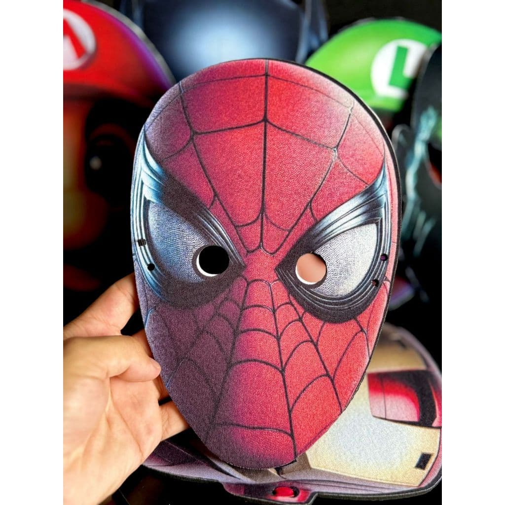 Máscara Heróis Personagens Infantil E Adulto Envio Ja