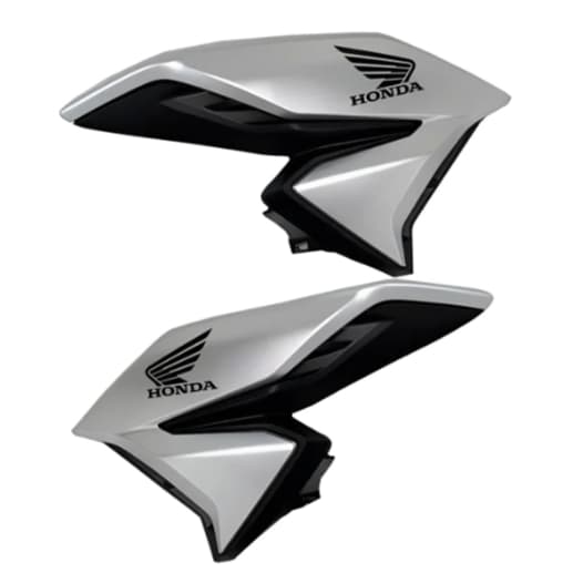 Aba Tanque Titan 160 2022 / 2024 Completa Cor Prata Force