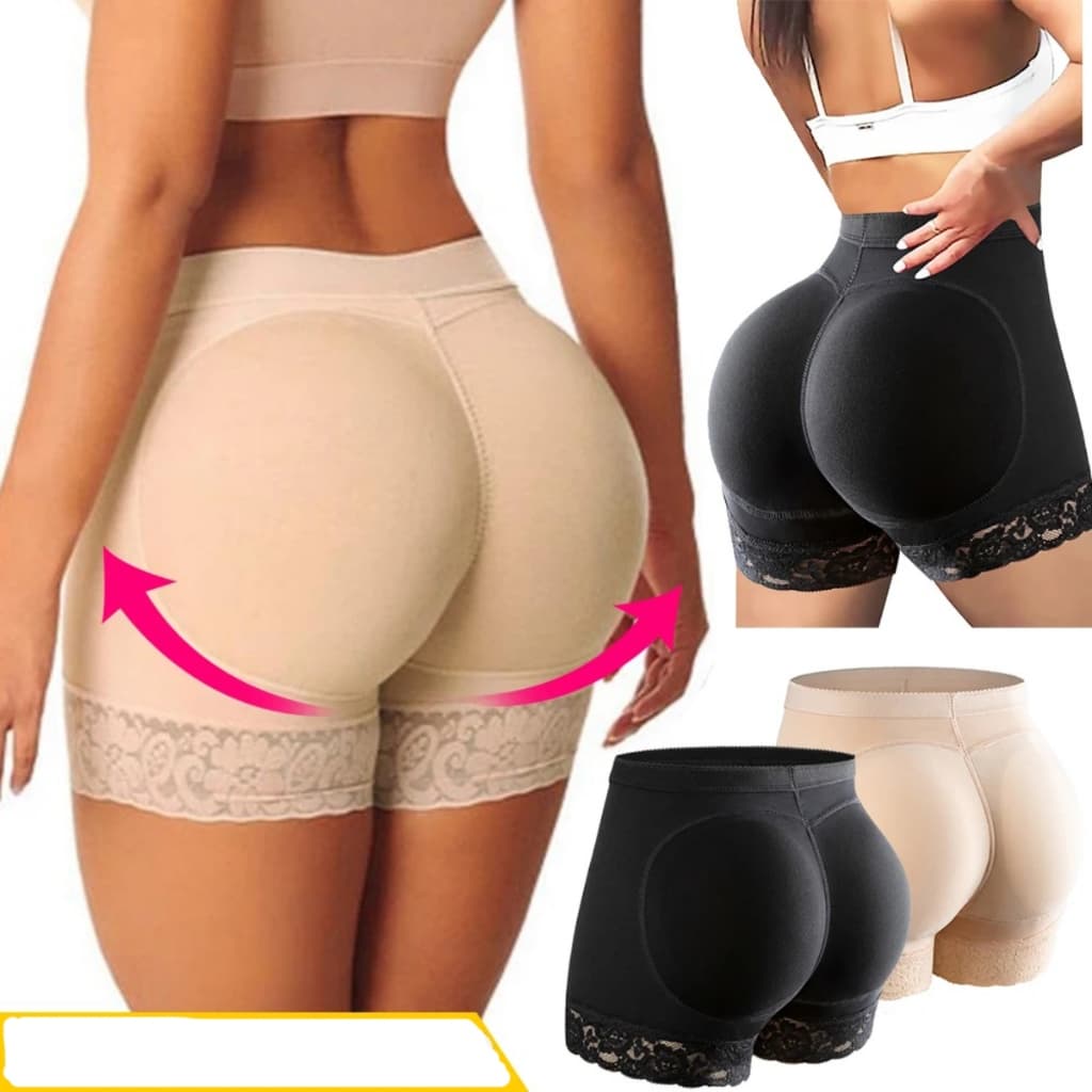 Short Calcinha Com Enchimento na Bunda Levanta Empina Bumbum Bundex Modeladora