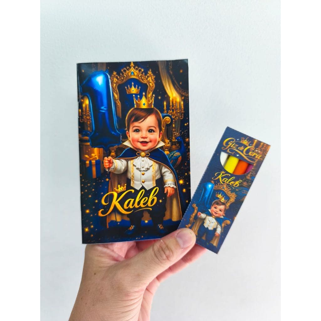 Livrinho livro de colorir com giz de cera Personalizados fazemos todos os temas