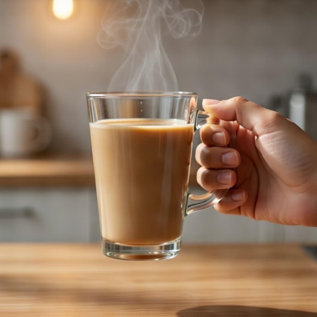 Caneca de Vidro 230ml Jogo 6UN Transparente Moderna para Café Cappuccino Chá Minimalista xícara de vidro