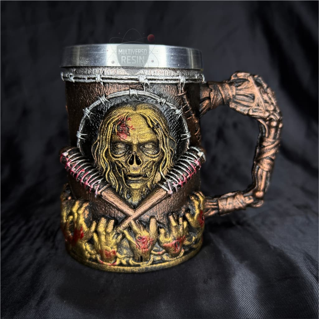 Caneca/Copo The Walking Dead Zumbi - Série 3D Resina