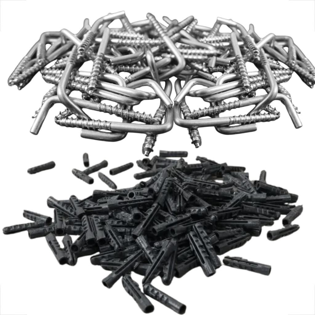 Kit Escapula e Bucha 6 Kit 100 Parafuso L Kit Escapula Zincado com 100 Buchas Fixação