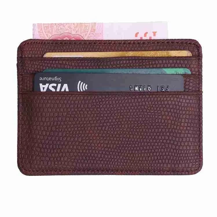 👉 Carteira Slim Masculina Porta Cartão Minimalista Compacta Elegante Anti Volume no Bolso
