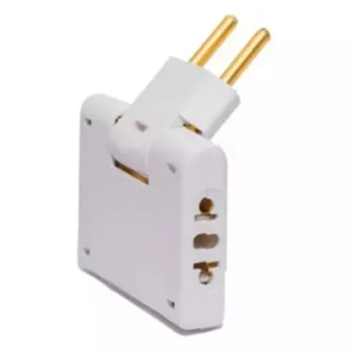 Pino Adaptador Benjamin Articulado 3 Saídas 10a flexível