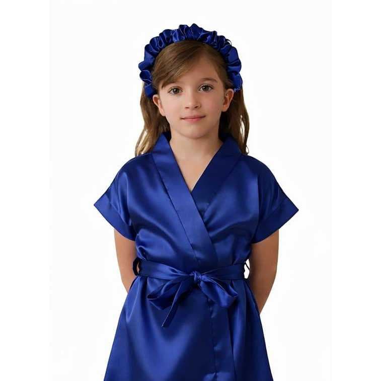 Robe Infantil Azul Royal – Elegância e Conforto para Sua Pequena Princesa!