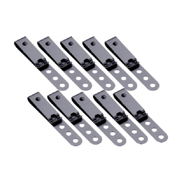 10x Clipe Presilha Suporte Metálico Para Bainhas Coldres - Uso variado