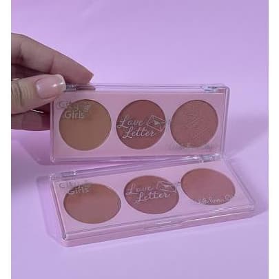TRIO DE BLUSH LOVE LETTER CITY GIRLS PALETA