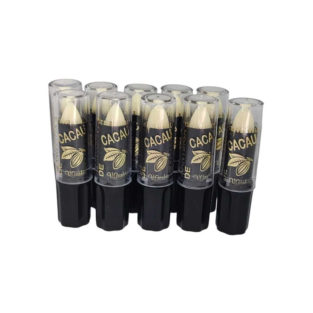 Kit com 10 Manteiga Cacau bastão.