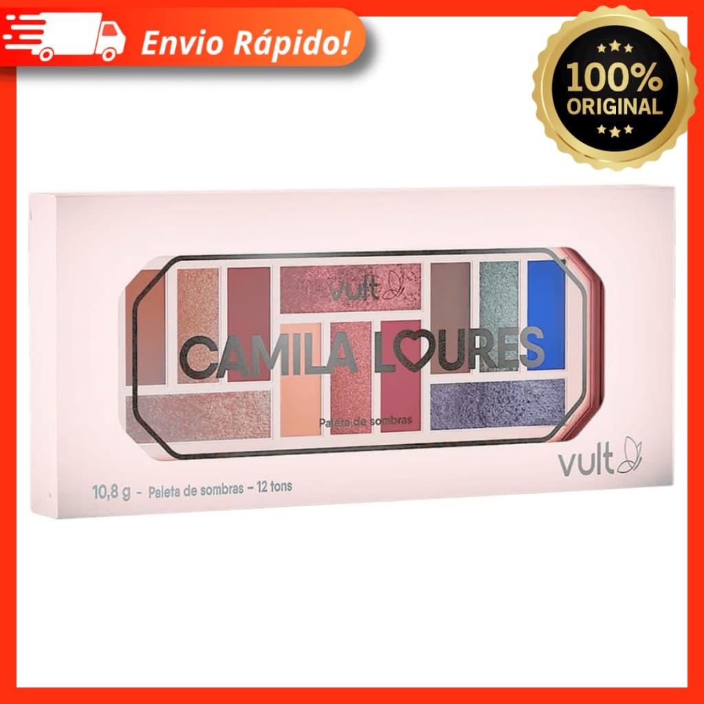 Paleta de Sombras Camila Loures Vult 10,8g - 12 Tons