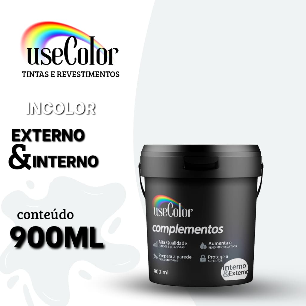 Fundo Preparador 900ML Premium Incolor Interno e  Externo Super Proteção