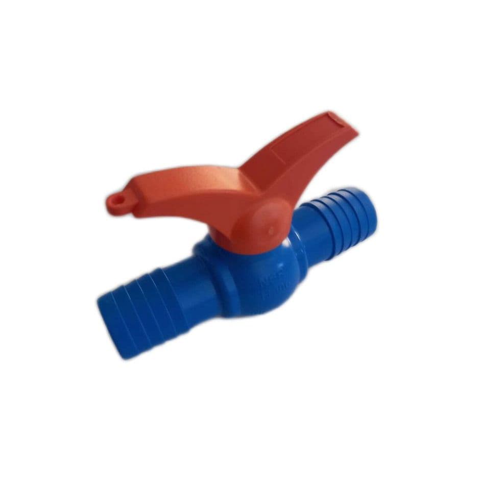 Registro de Esfera Azul 1/2" União Dentada Bianplast | Plástico PVC