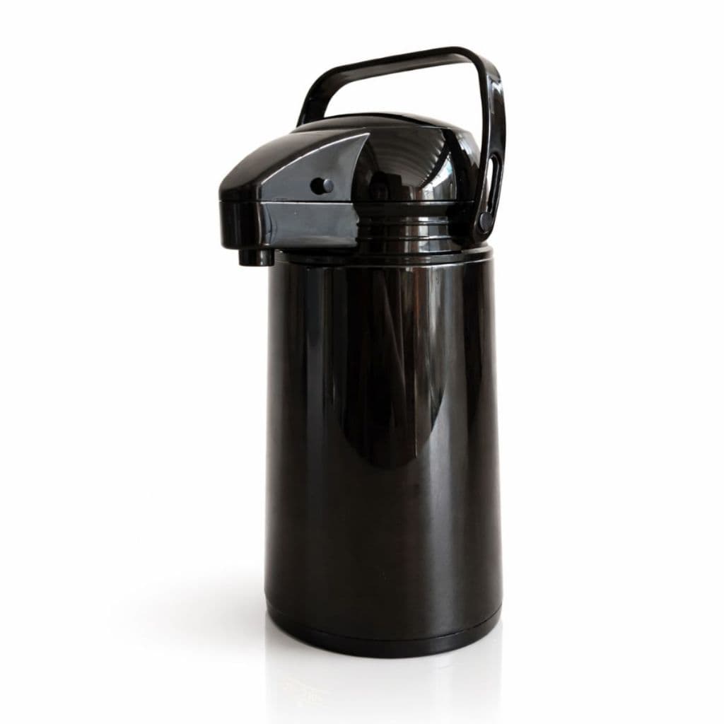Garrafa Térmica Pressão Conserva Bebidas Quente e Fria Preto