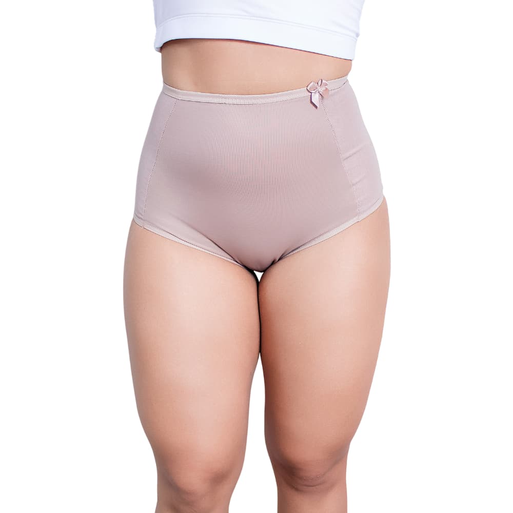 Calcinha Cinta Modeladora Cintura Alta Compressão Alta Segura Barriga Redutora de Medidas Afina Cintura Confortável