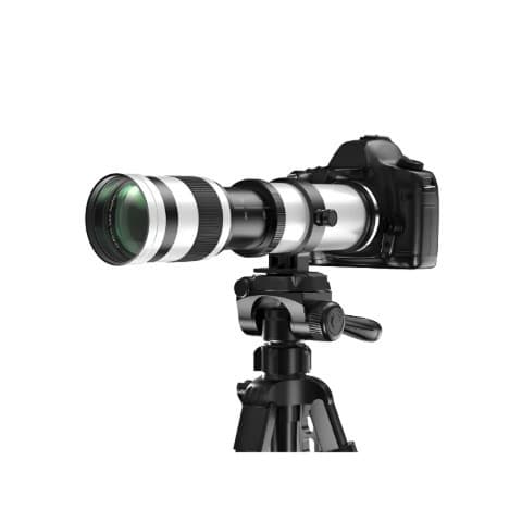 Lente De Zoom Telefoto Lightdow 420-800mm F/8.3 Manual Sony Sony E-mount Branco