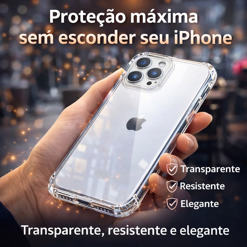 Capa Capinha Transparente Anti Impacto para IPhone 14 Plus