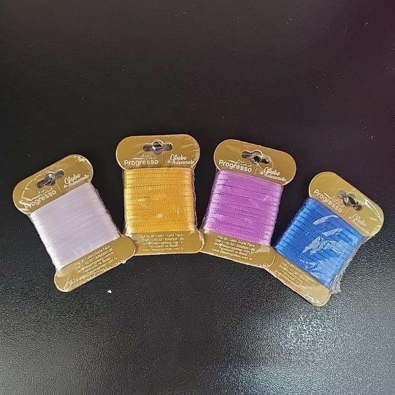 Fita Cetim 4mm 10 metros Progresso