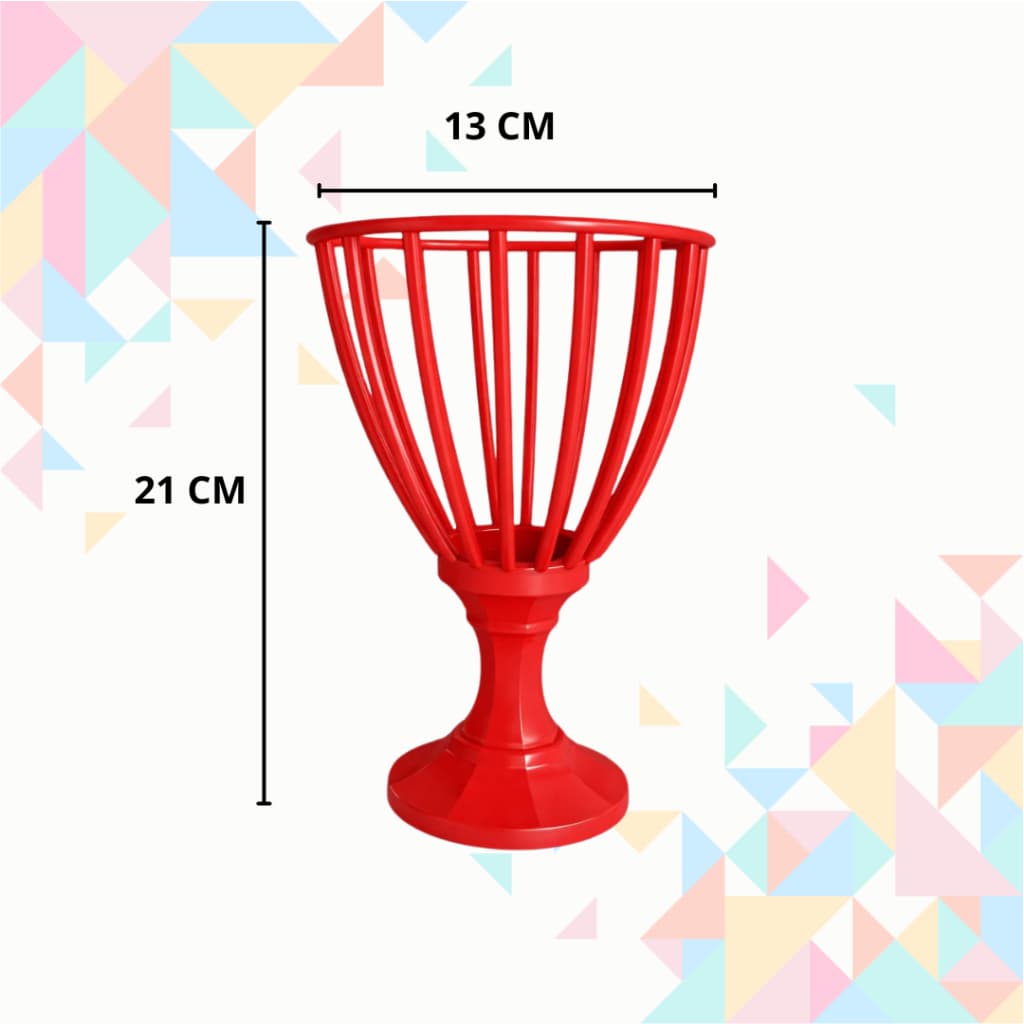 Vaso Roma 21 cm  para decoração Mesa, Festa aniversario e flores