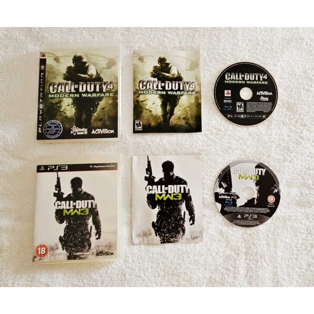 Jogo PS3 Call of Duty 4 & 3 Combo