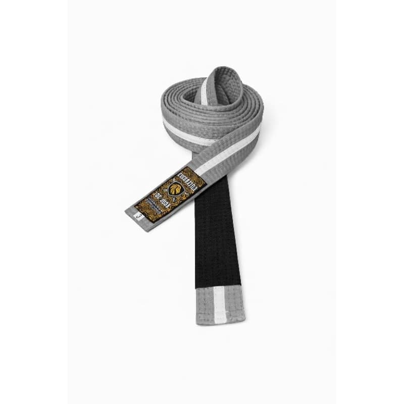 Faixa cinza/ branca de jiu-jitsu