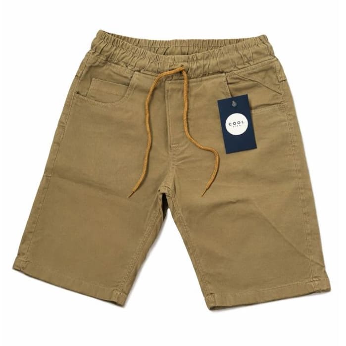 Bermuda Jogger Jeans De Elástico Infantil Juvenil Menino Com Elastano.