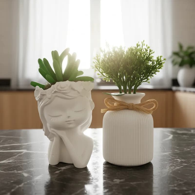 Kit De Vasos Decoração Sala E Casa Enfeite