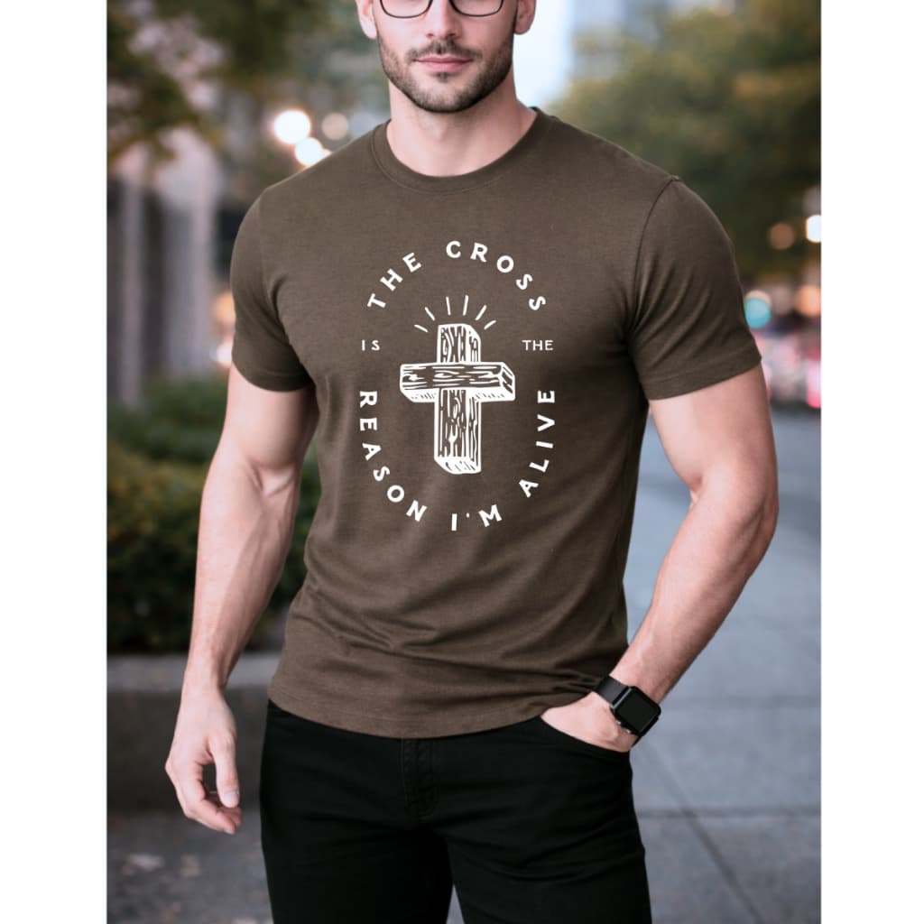 Camiseta Evangélica Algodão Malha 30.1 Tema A Cruz