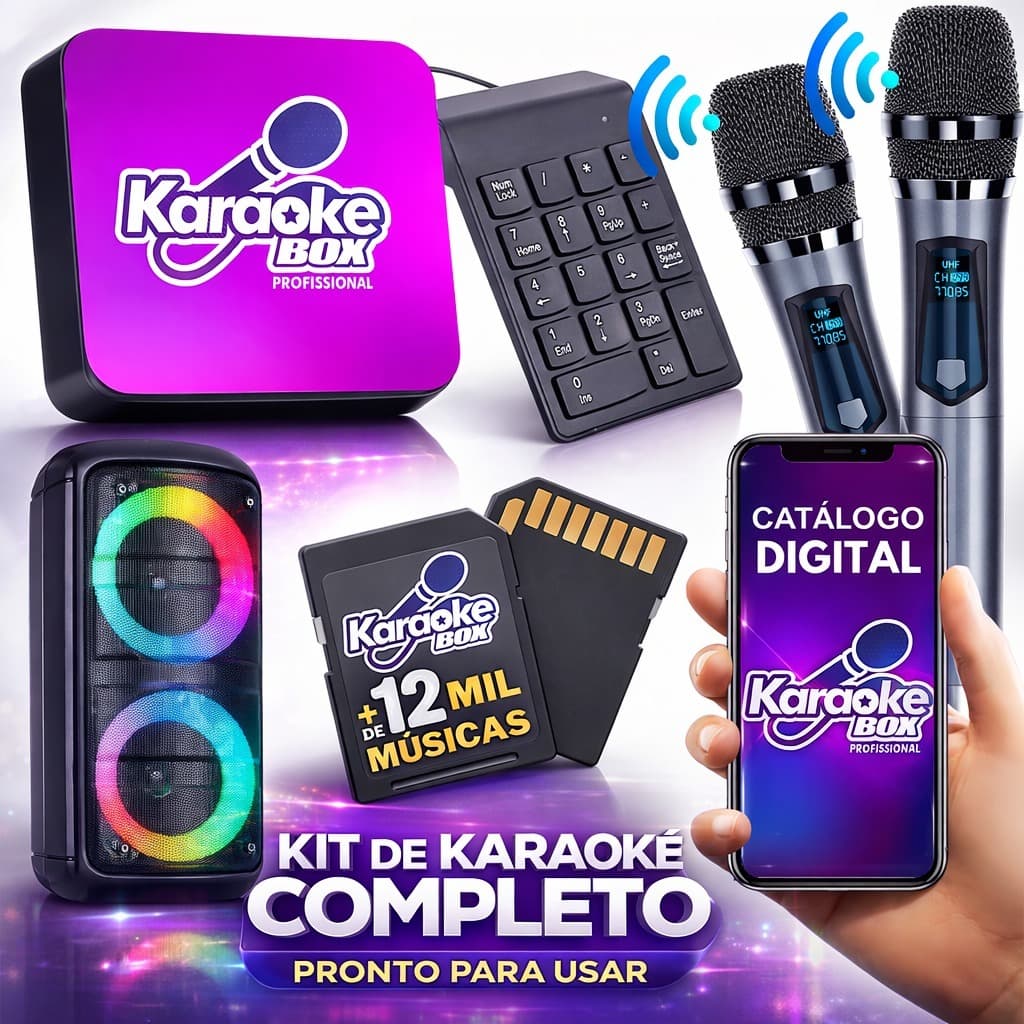 Karaoke Box Com 12mil Músicas Com Pontuação Jukebox Top 2026