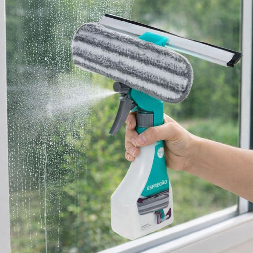 Rodo Esfregão com Pulverizador – Limpeza Prática para Casa e Apartamento