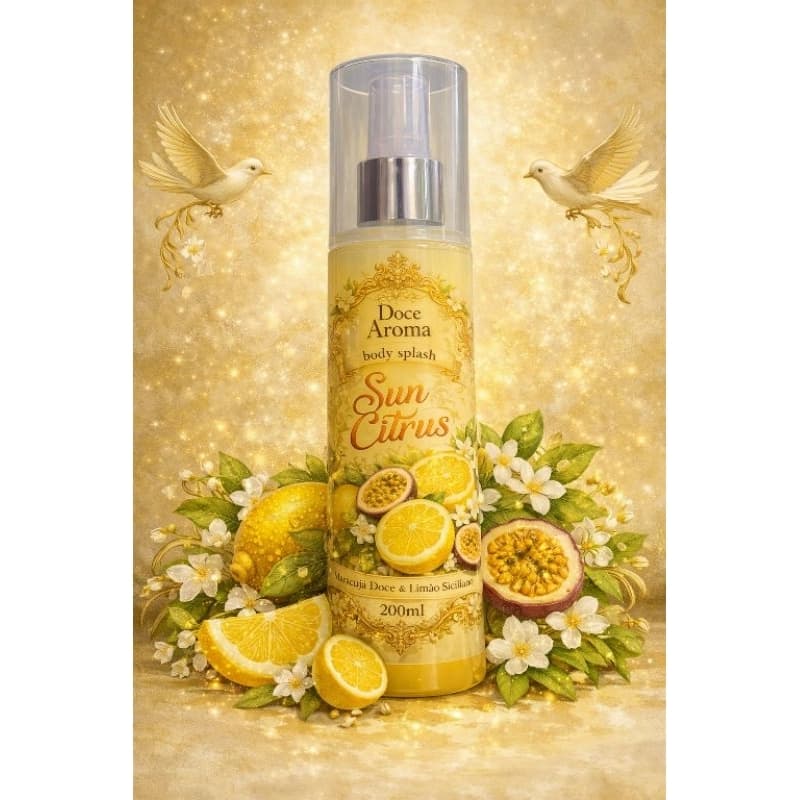 🍈 Body Splash Sun Citrus - 200ml - Frescor de Maracujá e Limão Siciliano🍋