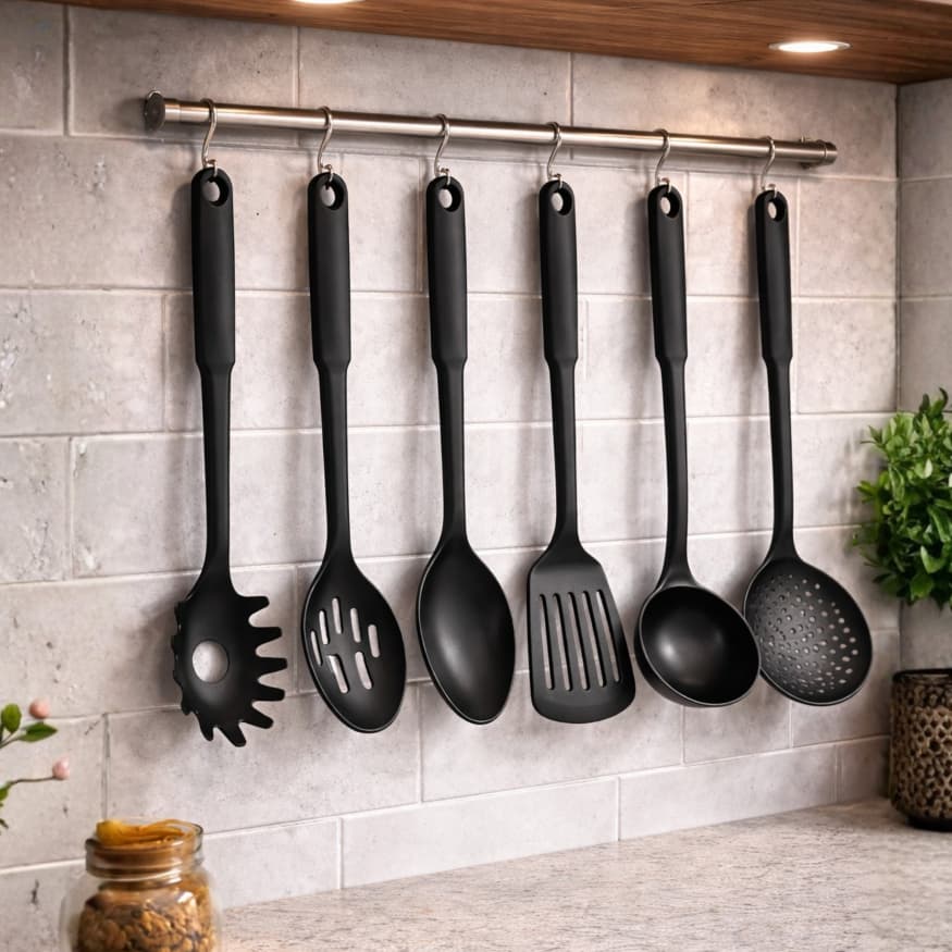 Kit Utensílios Para Cozinha 6 Peças Talheres Cozinha