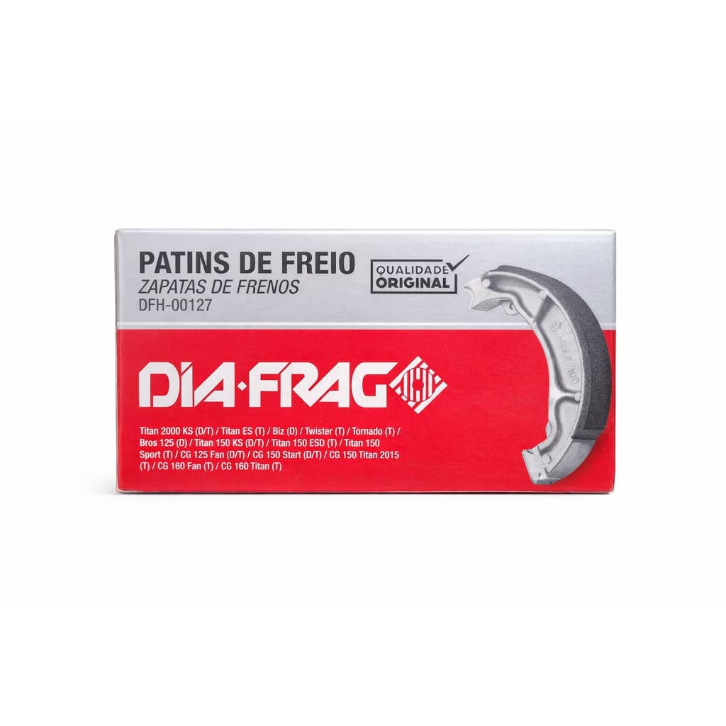 Fibra Lona freio tras/diant STD/ 0,25/ 0,50 Titan2000/ 150/ Titan/Fan160/ Twister (T)/ Tornado (T)/ Bros125 (D)/ Start