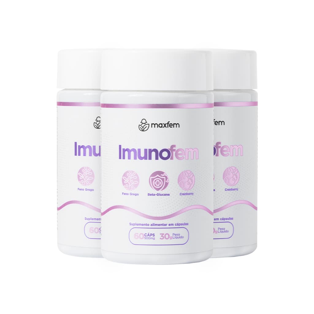 Imunofem – Suplemento para o Bem-Estar Íntimo Feminino 3 meses