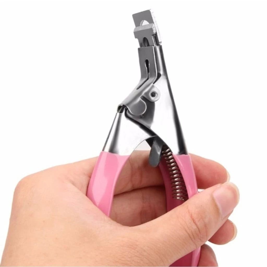 Alicate Cortador De Tips Unha Postiça Acrigel Alongamento De Unhas Profissional by jt