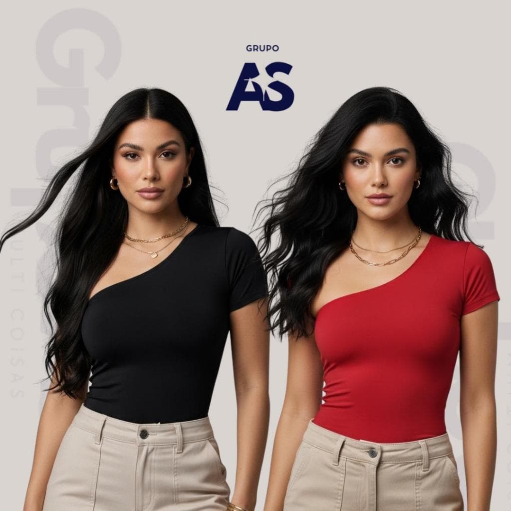 Kit 2 Blusinha Mula Manca - Tecido Suplex Influencer Elegante Básico Lisa Faculdade